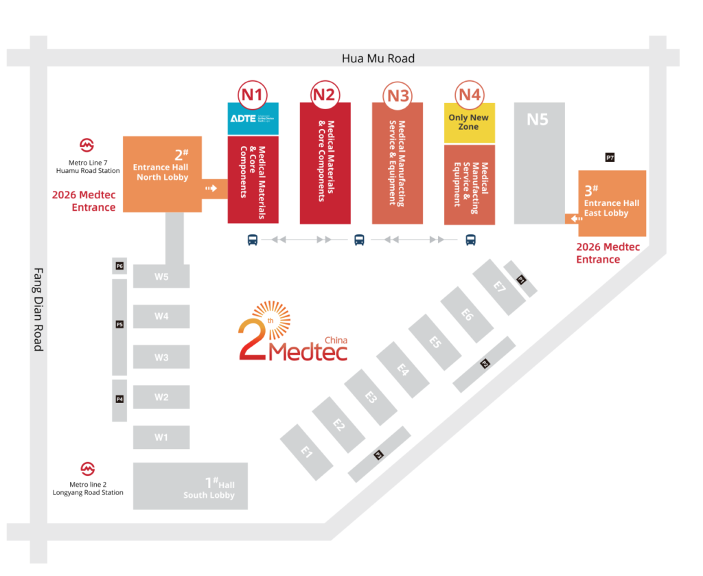 2026 Medtec booth location map