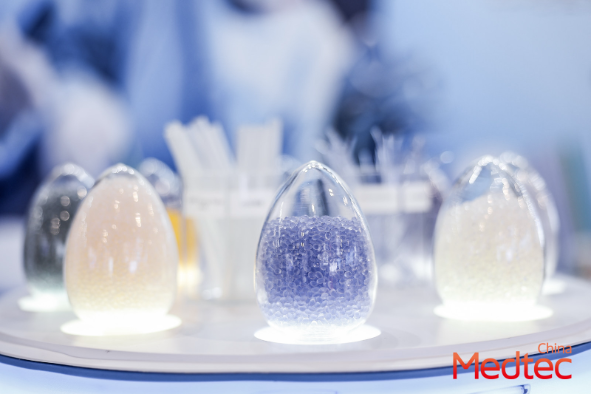  Medical grade polymer materials and raw components on display at Medtec China